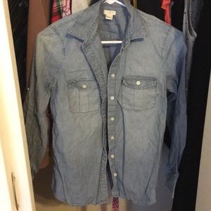 J. Crew chambray shirt